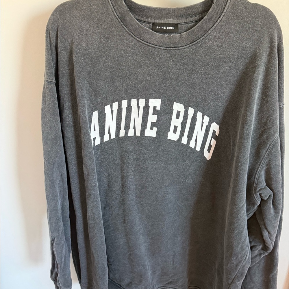 Anine Bing Charcoal Pullover